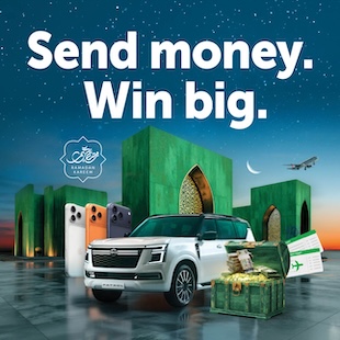 Send Money Home. Win Big This Ramadan with Al Fardan Exchange.