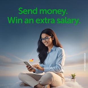 Send Money. Win an Extra Salary.